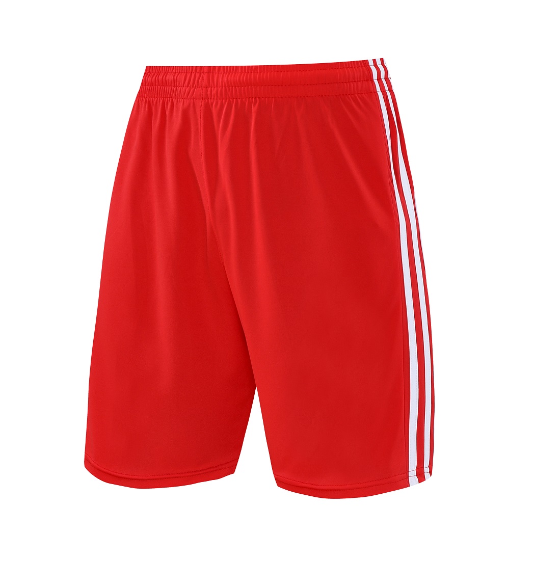 AAA Quality Blank Soccer Shorts(No Pocket)-2502 Red